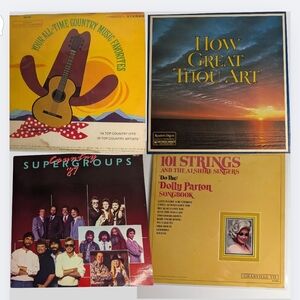 Vintage Country and Gospel Vinyl Records- Readers Digest Boxed Set + 3 LP